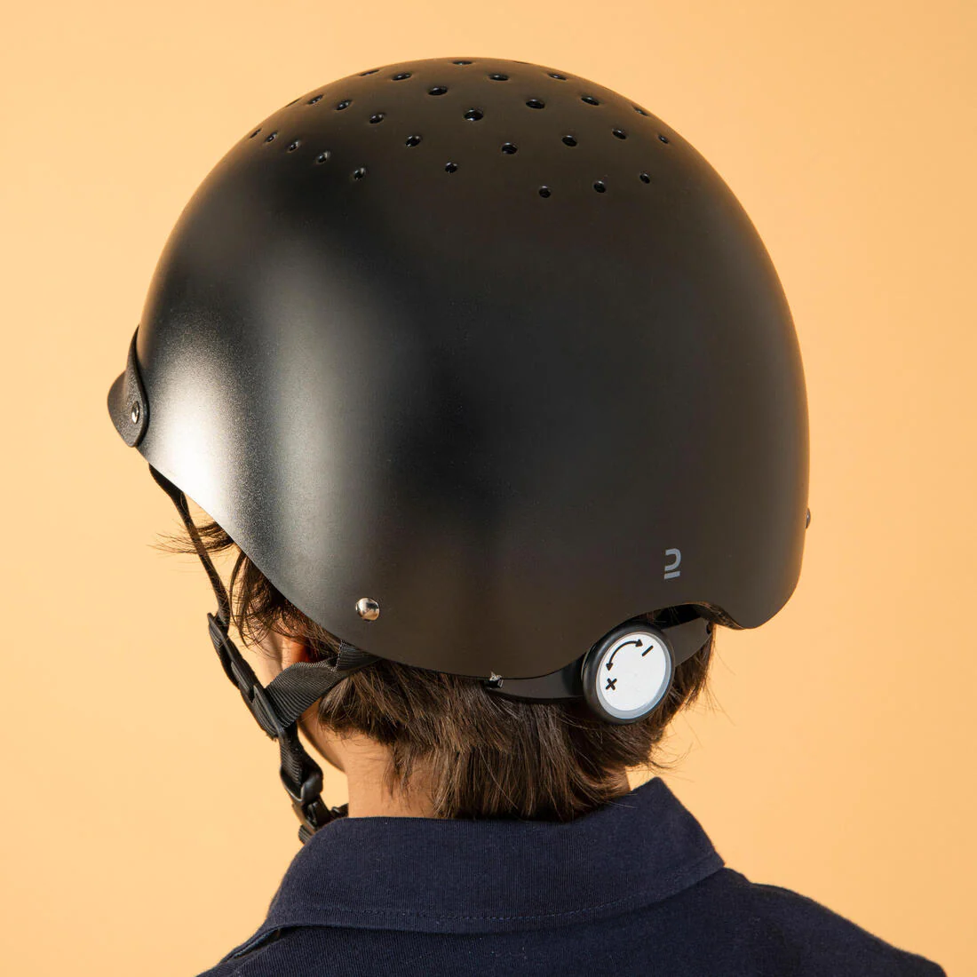 Casco Equitación 100 Negro - Image 5