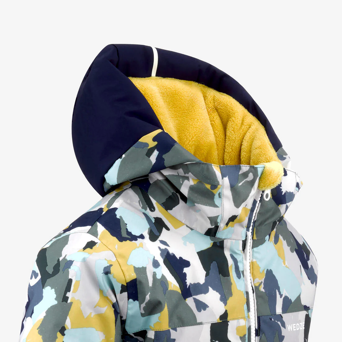 Chamarra de esquí cálida e impermeable con camuflaje para niños 500 PNF - Image 7