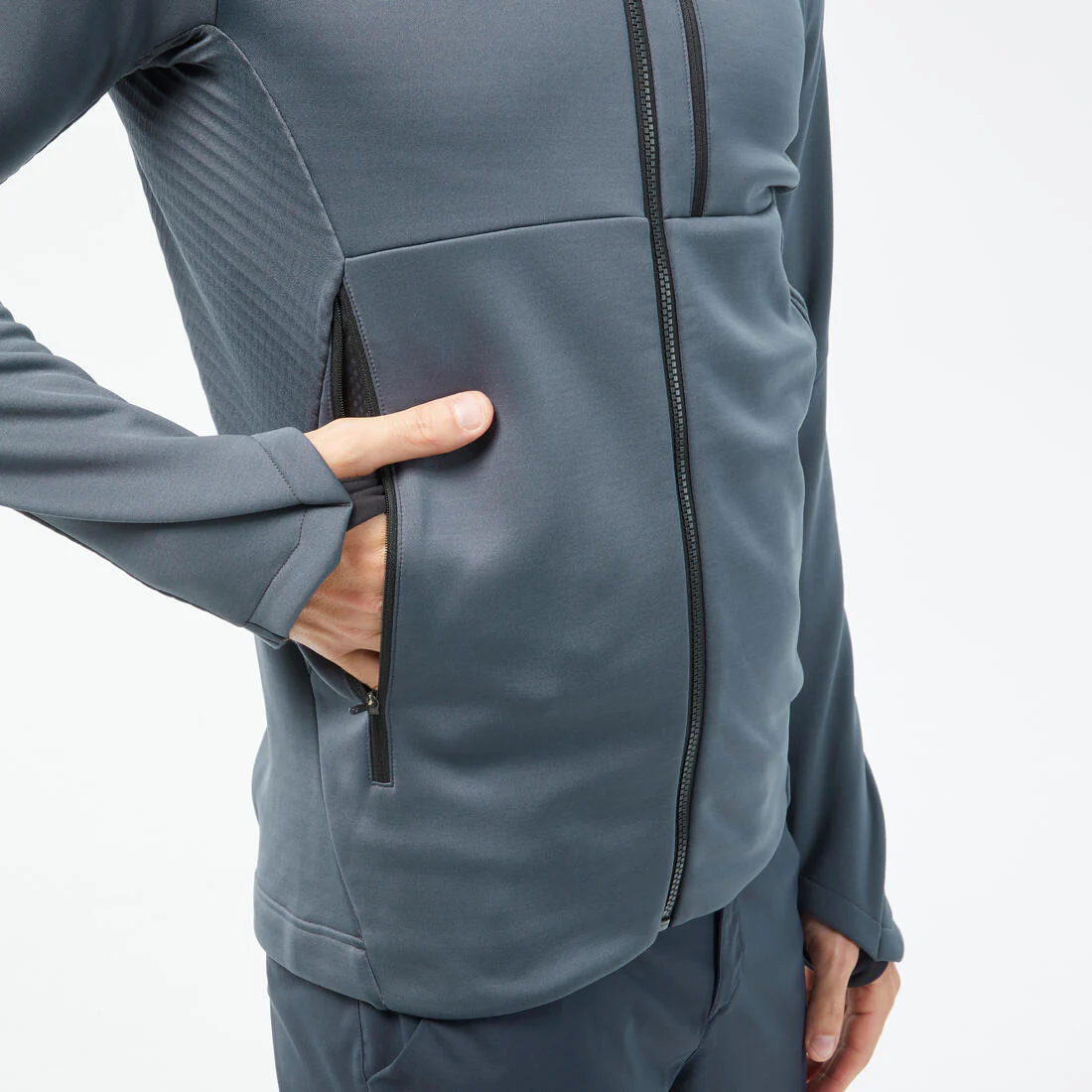 Chamarra de senderismo de tejido polar - MH520 Hood - Hombre - Image 6