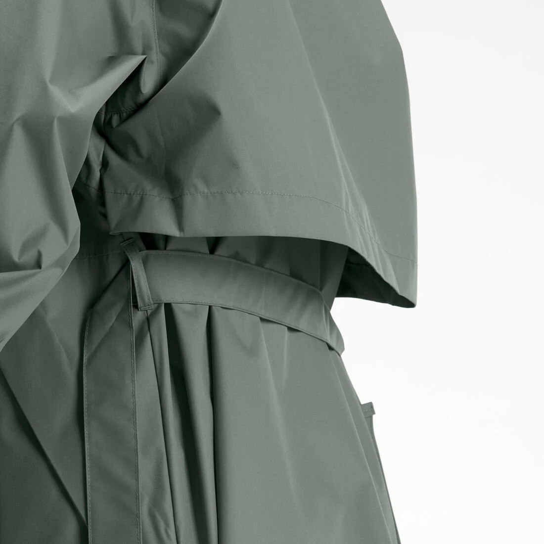 Chamarra de senderismo impermeable larga para mujer Raincut - Image 12