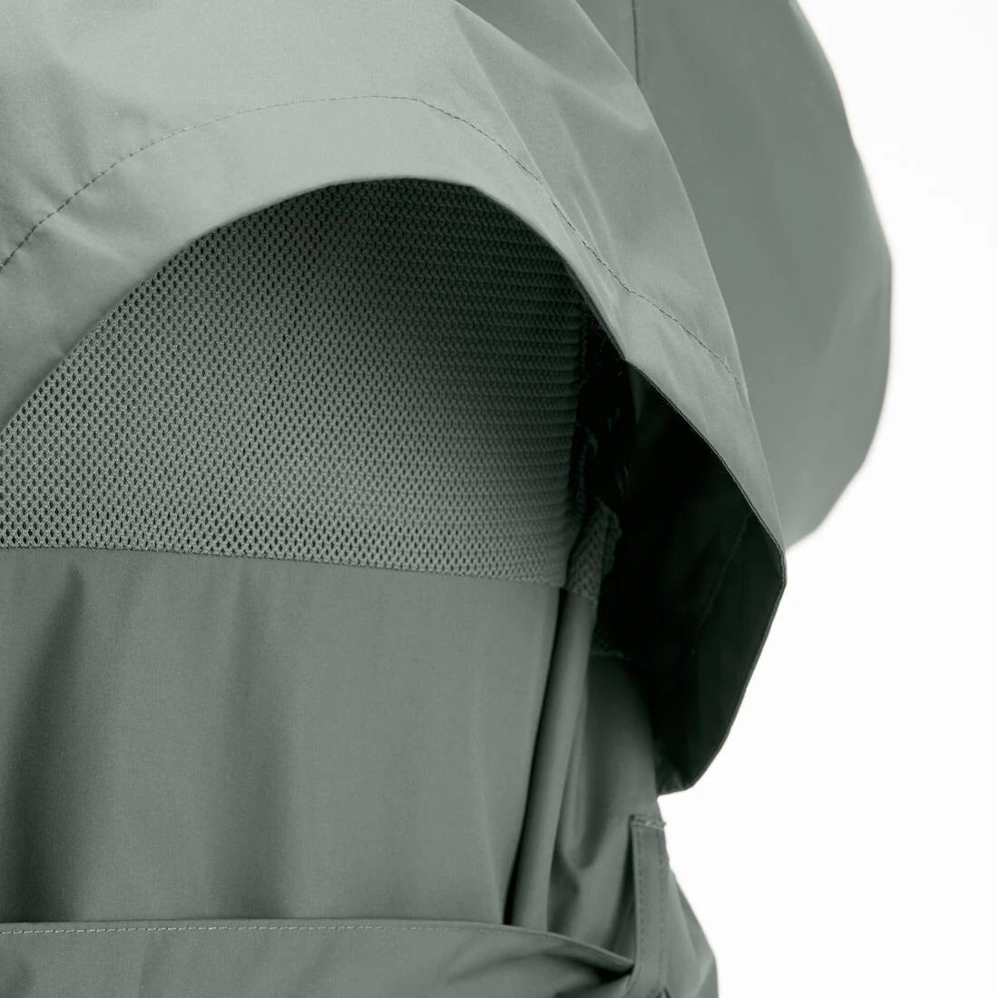 Chamarra de senderismo impermeable larga para mujer Raincut - Image 13