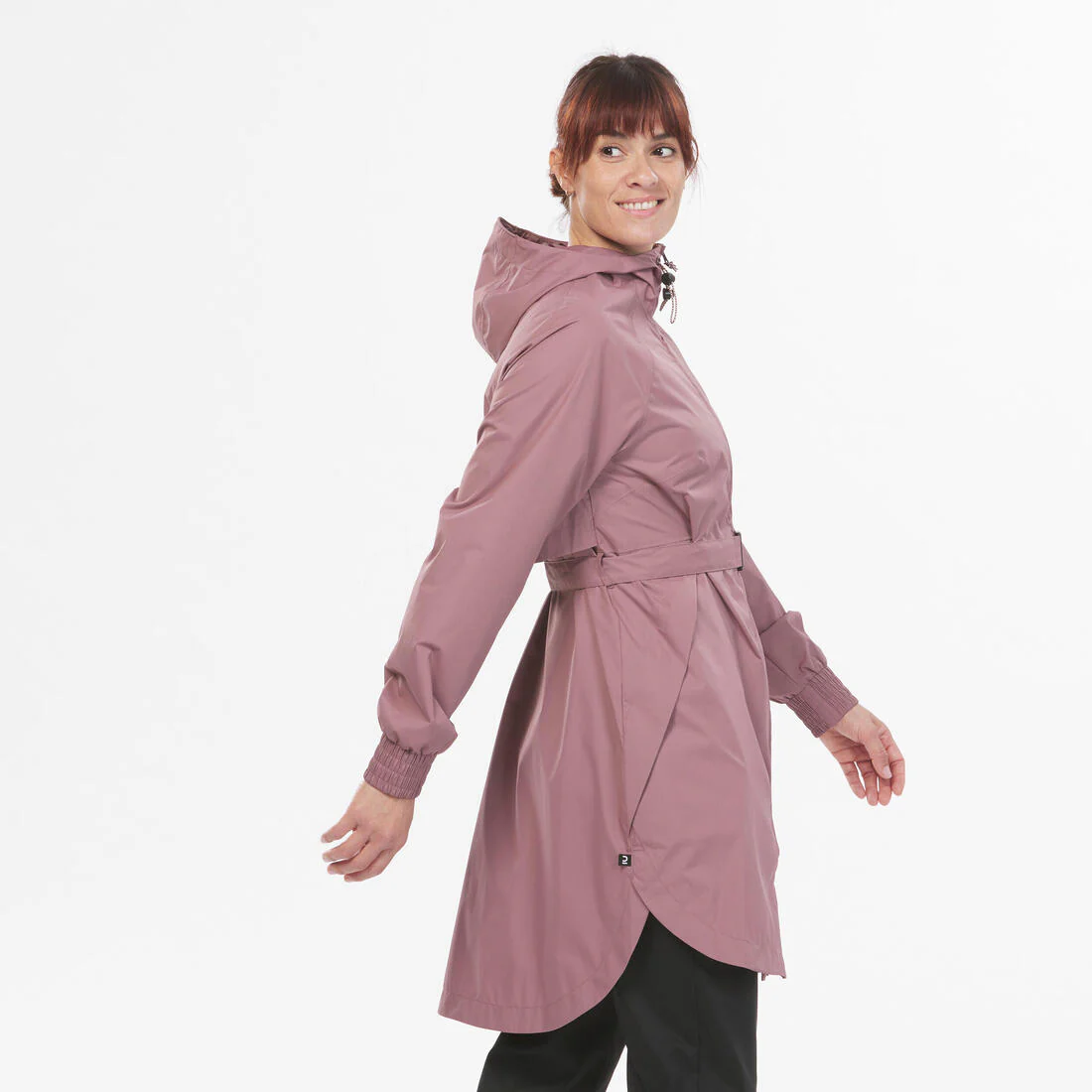 Chamarra de senderismo impermeable larga para mujer Raincut - Image 18