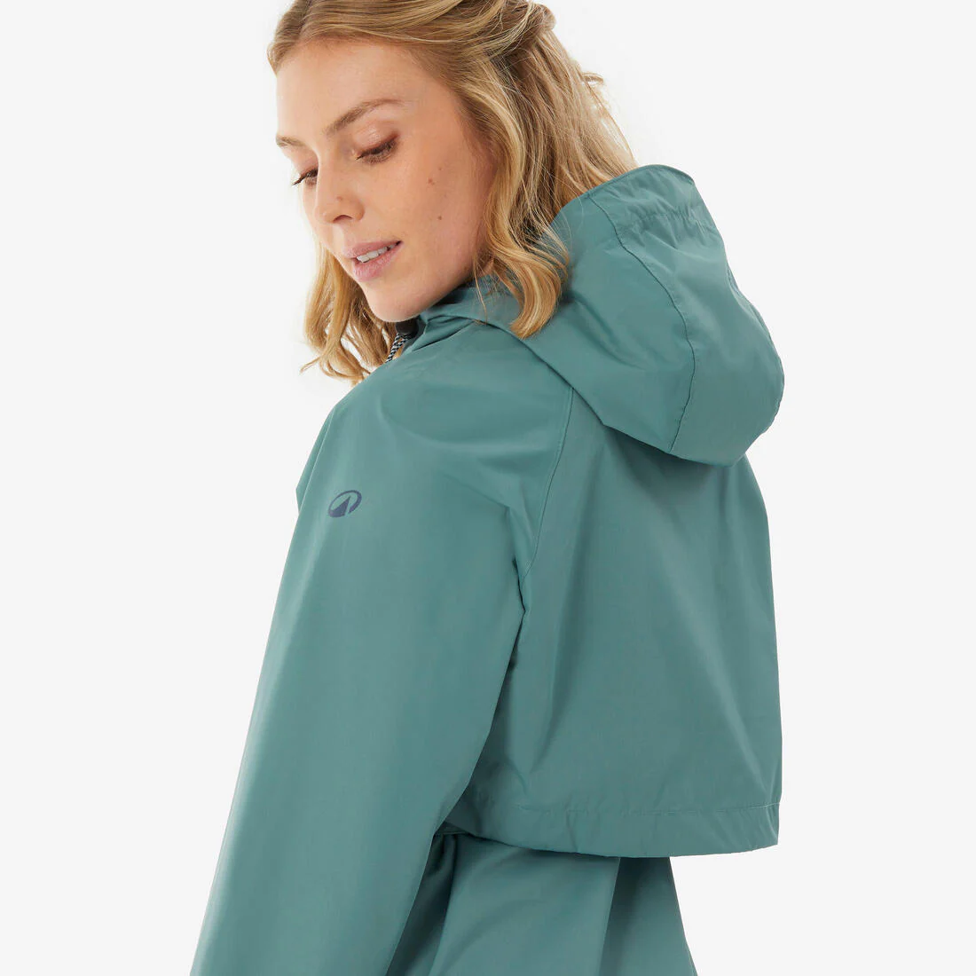 Chamarra de senderismo impermeable larga para mujer Raincut - Image 20