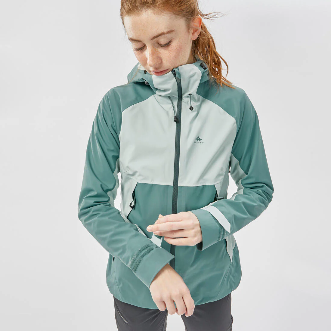 Chamarra ligera impermeable de senderismo montaña - MH500 - Mujer - Image 10