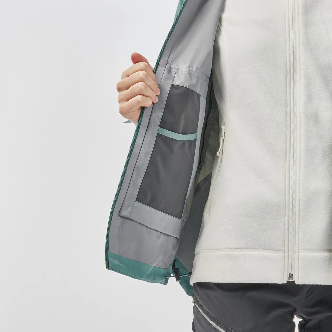 Chamarra ligera impermeable de senderismo montaña - MH500 - Mujer - Image 15