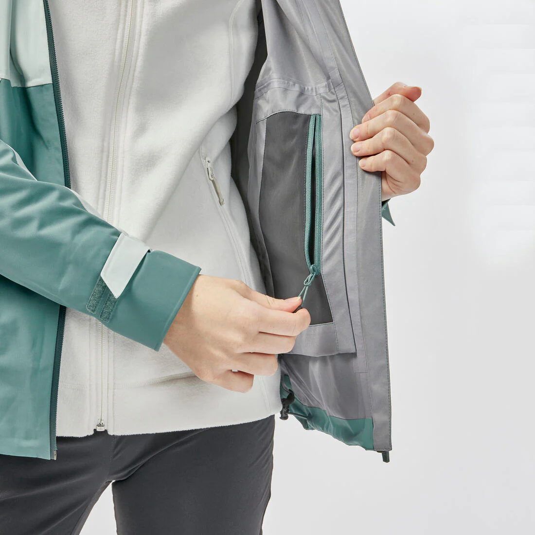 Chamarra ligera impermeable de senderismo montaña - MH500 - Mujer - Image 22