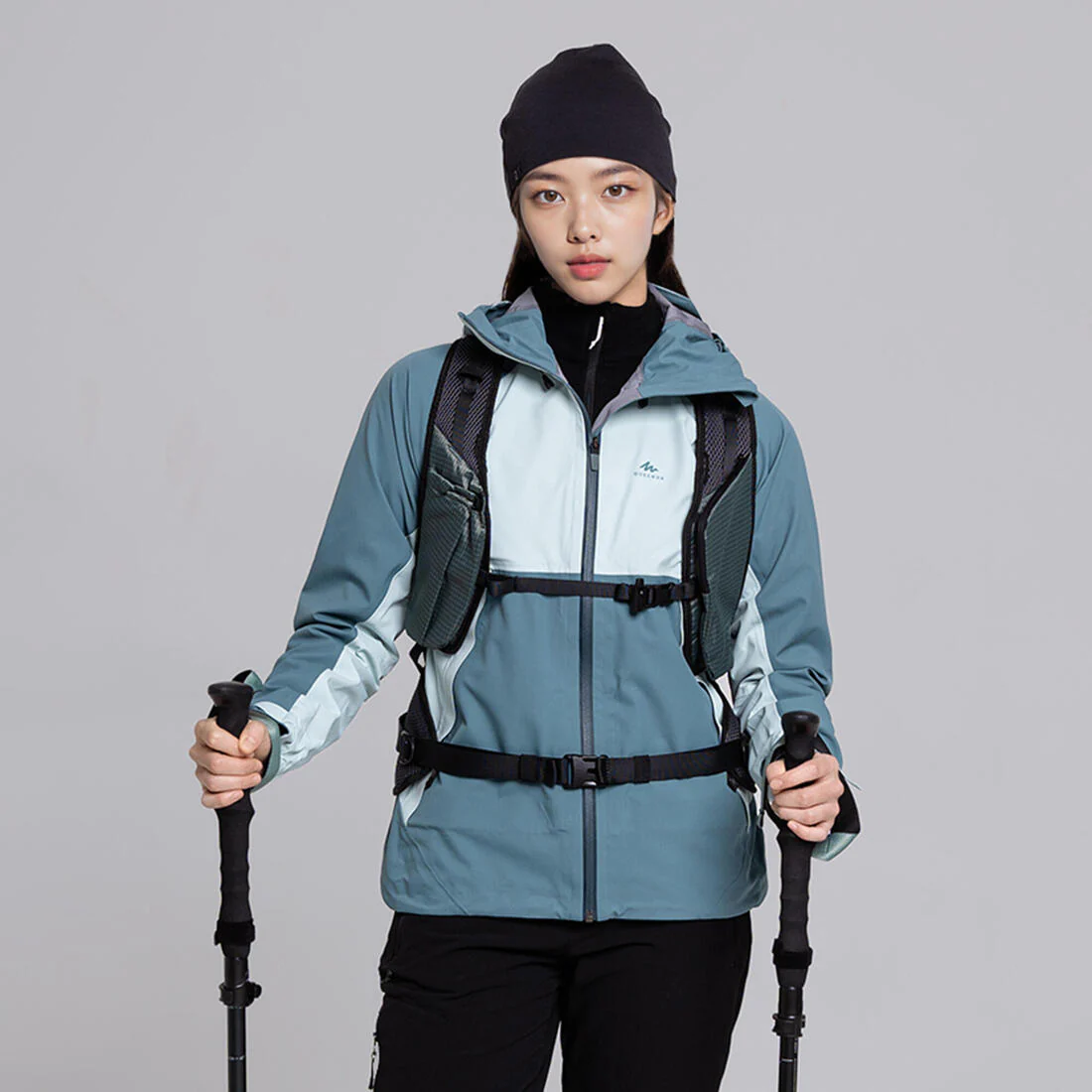 Chamarra ligera impermeable de senderismo montaña - MH500 - Mujer - Image 27
