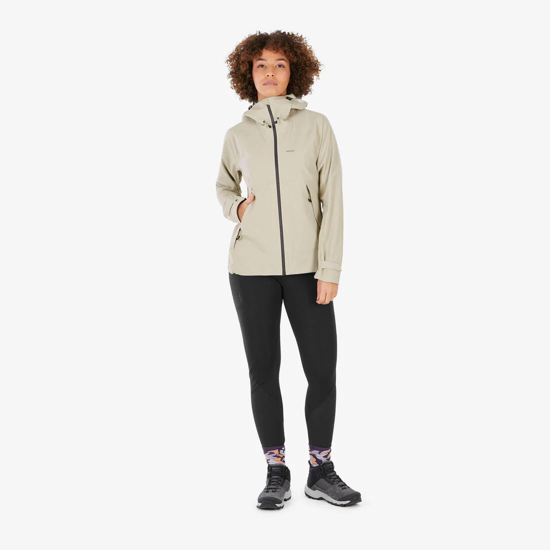 Chamarra ligera impermeable de senderismo montaña - MH500 - Mujer - Image 3