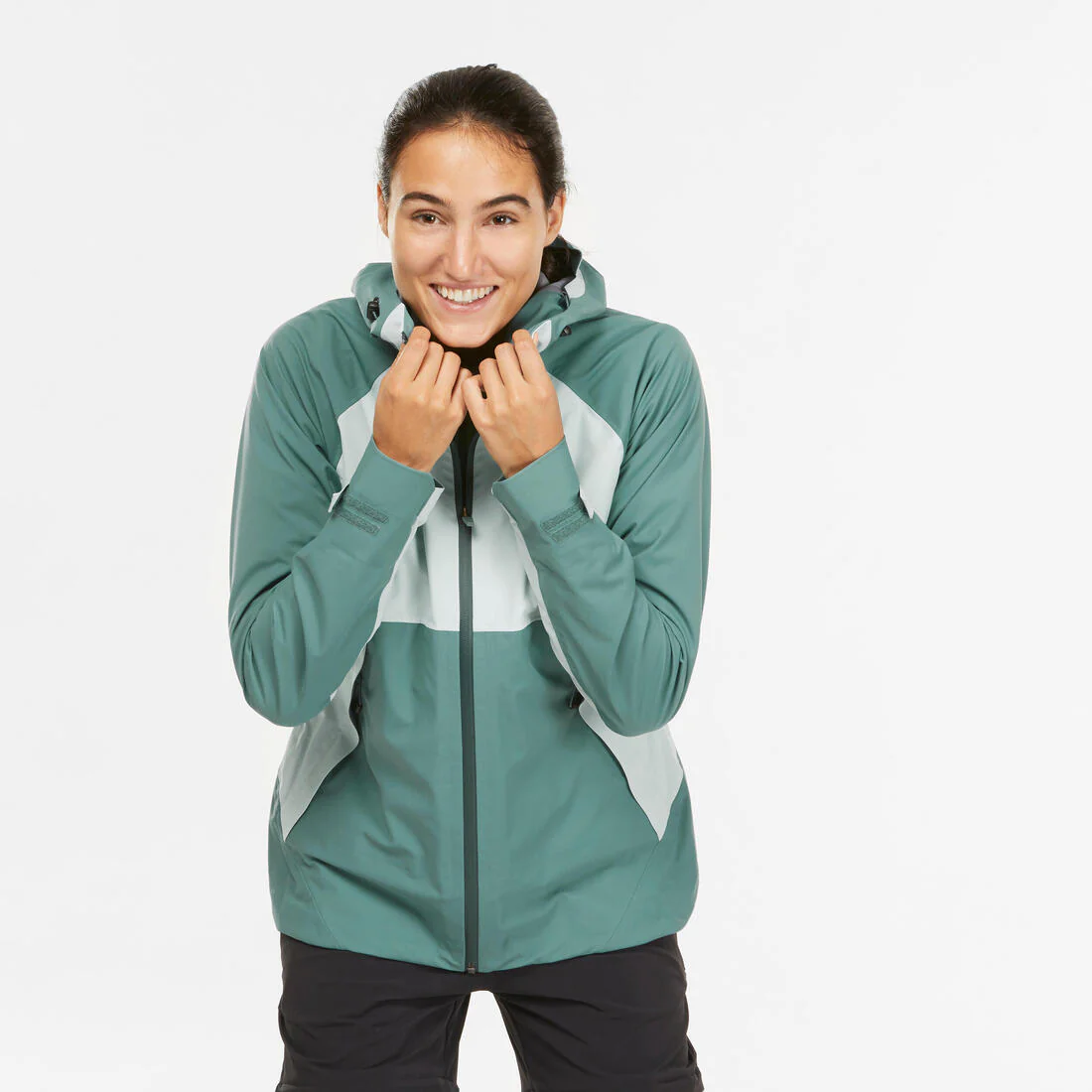 Chamarra ligera impermeable de senderismo montaña - MH500 - Mujer - Image 33