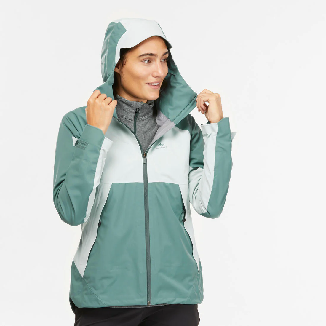 Chamarra ligera impermeable de senderismo montaña - MH500 - Mujer - Image 36