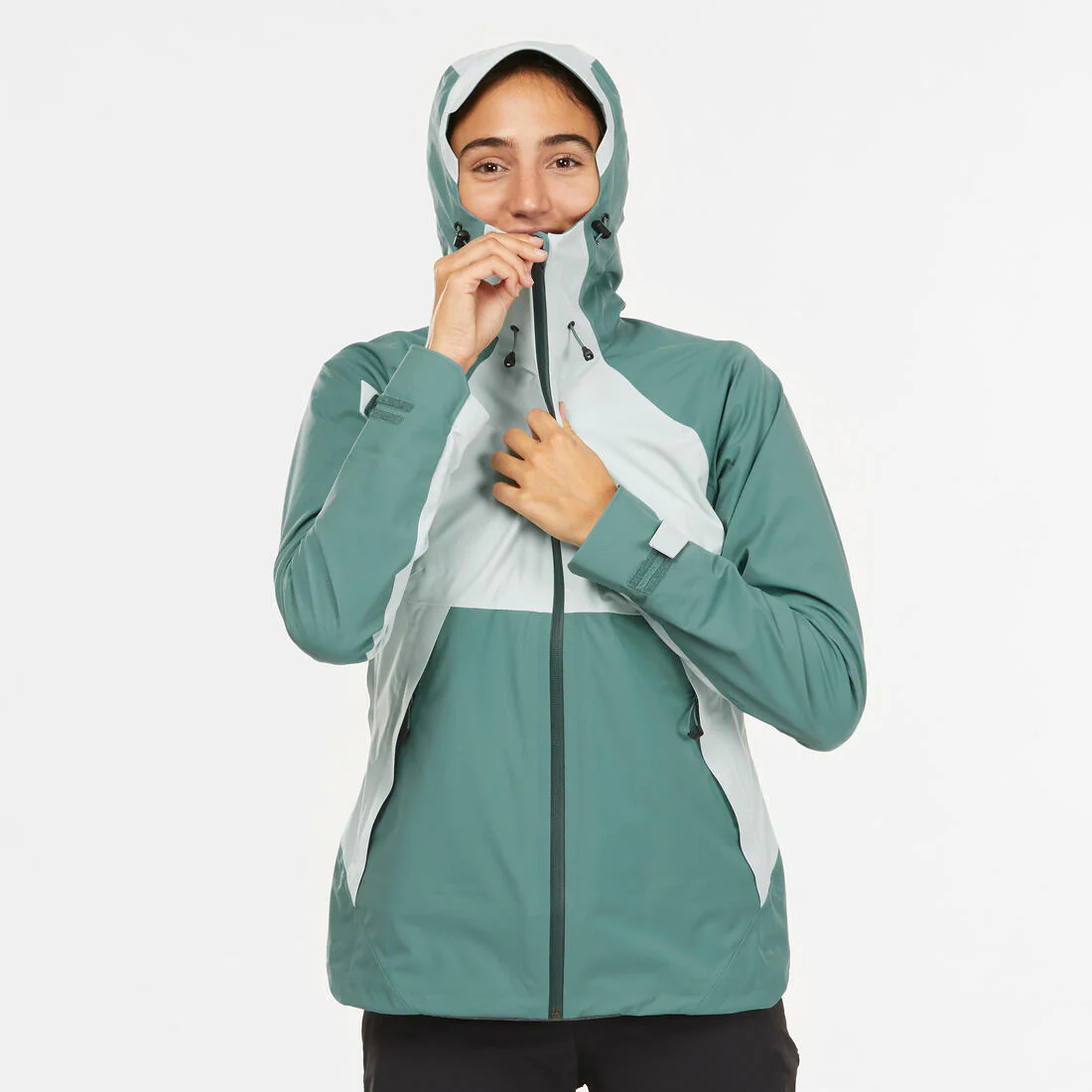 Chamarra ligera impermeable de senderismo montaña - MH500 - Mujer - Image 37