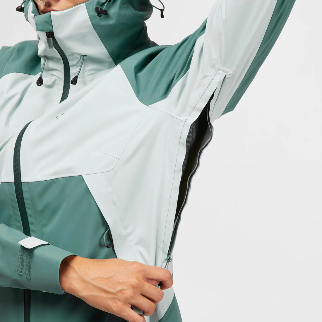 Chamarra ligera impermeable de senderismo montaña - MH500 - Mujer - Image 46