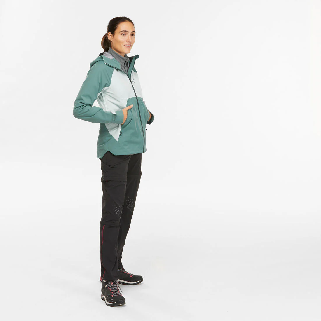 Chamarra ligera impermeable de senderismo montaña - MH500 - Mujer - Image 48