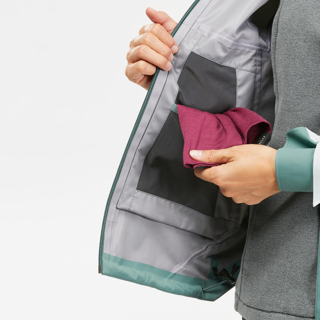 Chamarra ligera impermeable de senderismo montaña - MH500 - Mujer - Image 49