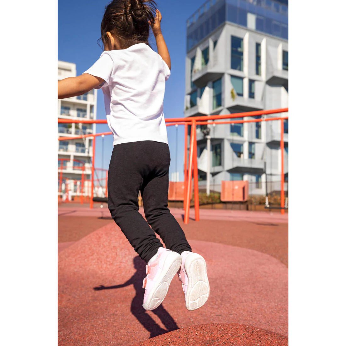 Leggings básicos de algodón negros para niños - Image 7