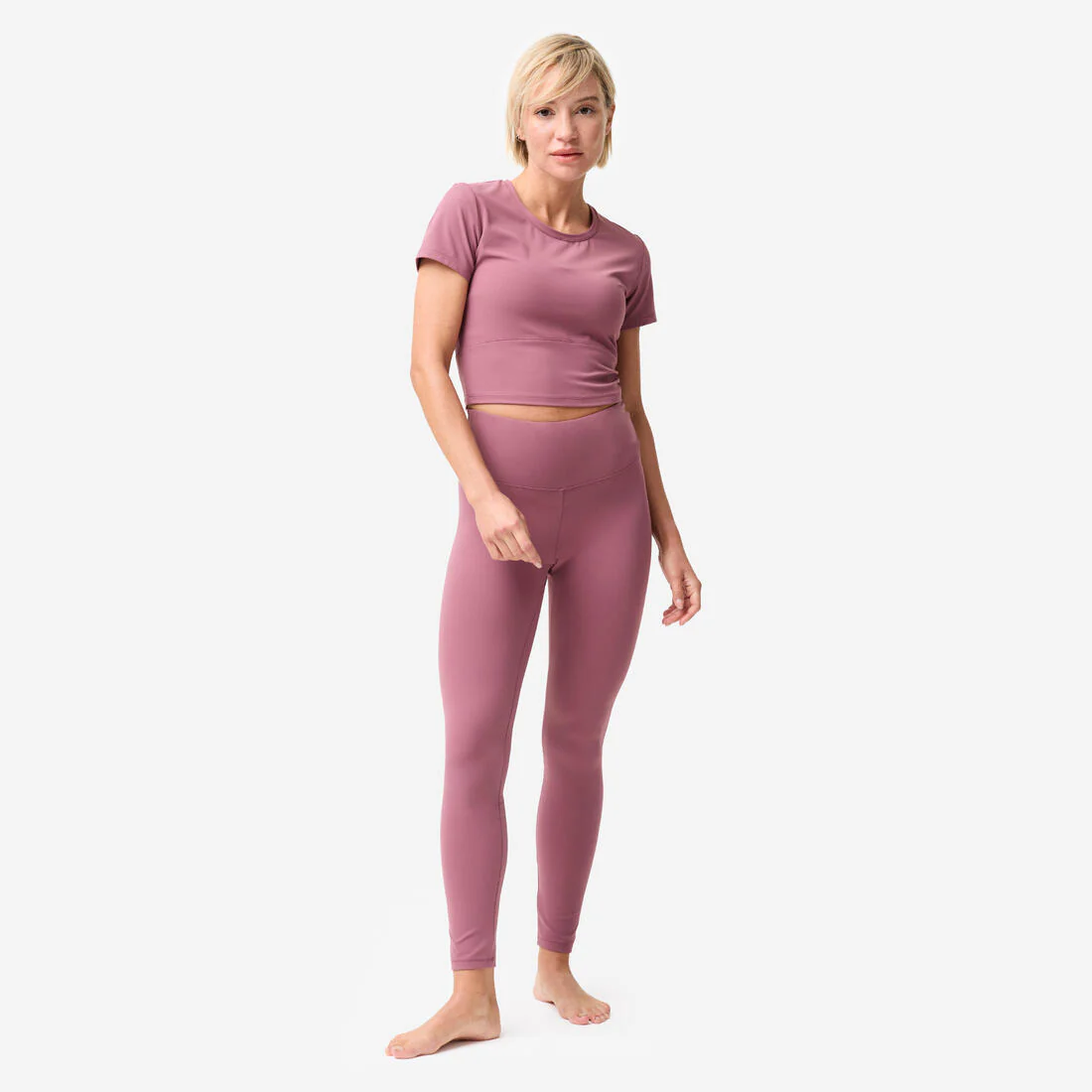 Leggings de yoga y pilates suaves y elásticos negros Breathe - Image 4