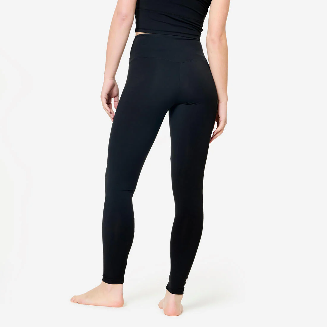 Leggings de yoga y pilates suaves y elásticos negros Breathe - Image 8