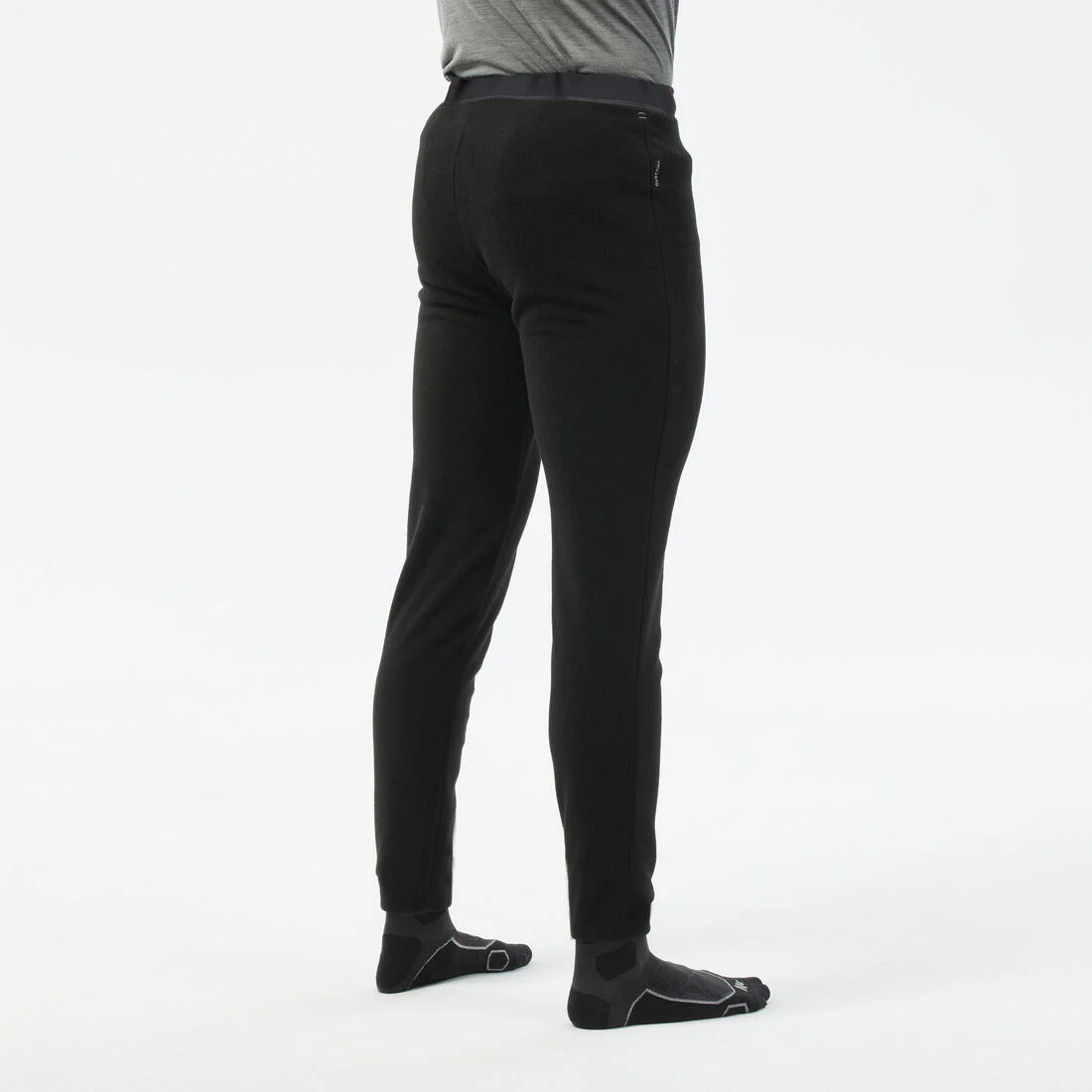 Mallas polares de trekking hombre, MH100 negro - Image 4