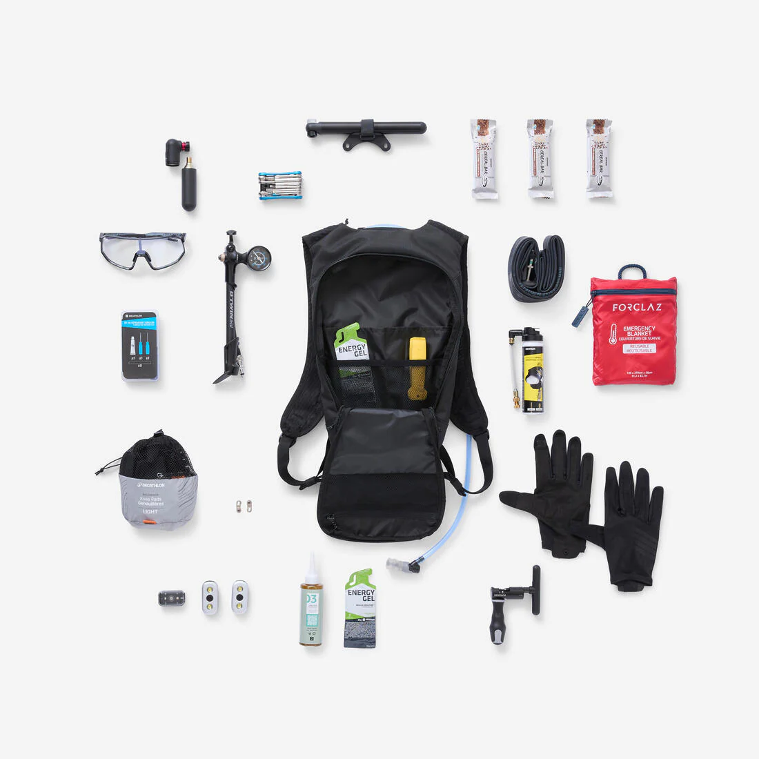 Mochila de hidratación de MTB de 4 L/1 L negro - Image 3