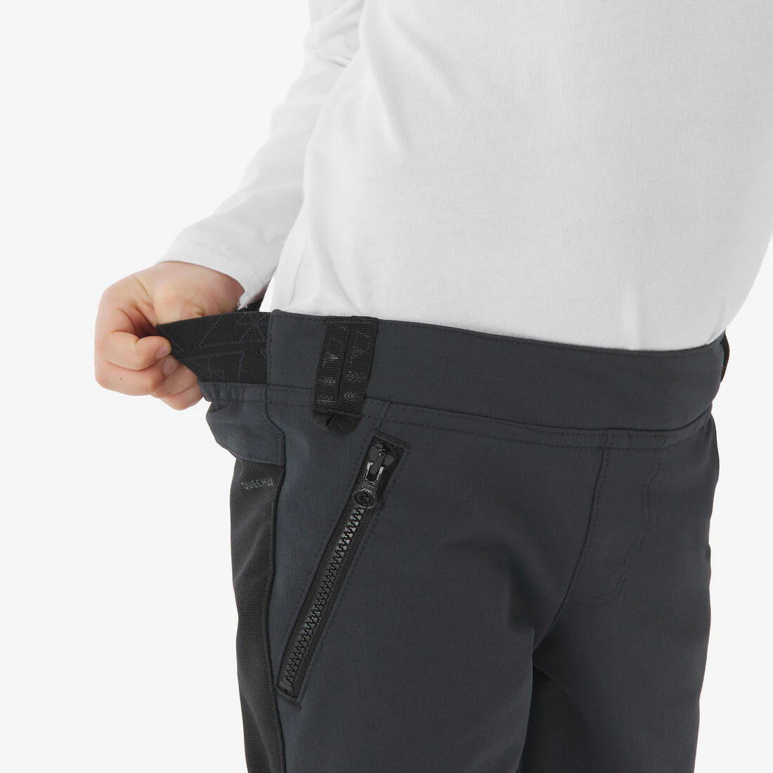 Pantalón softshell de senderismo niños 2-6 años- MH900 negro - Image 7