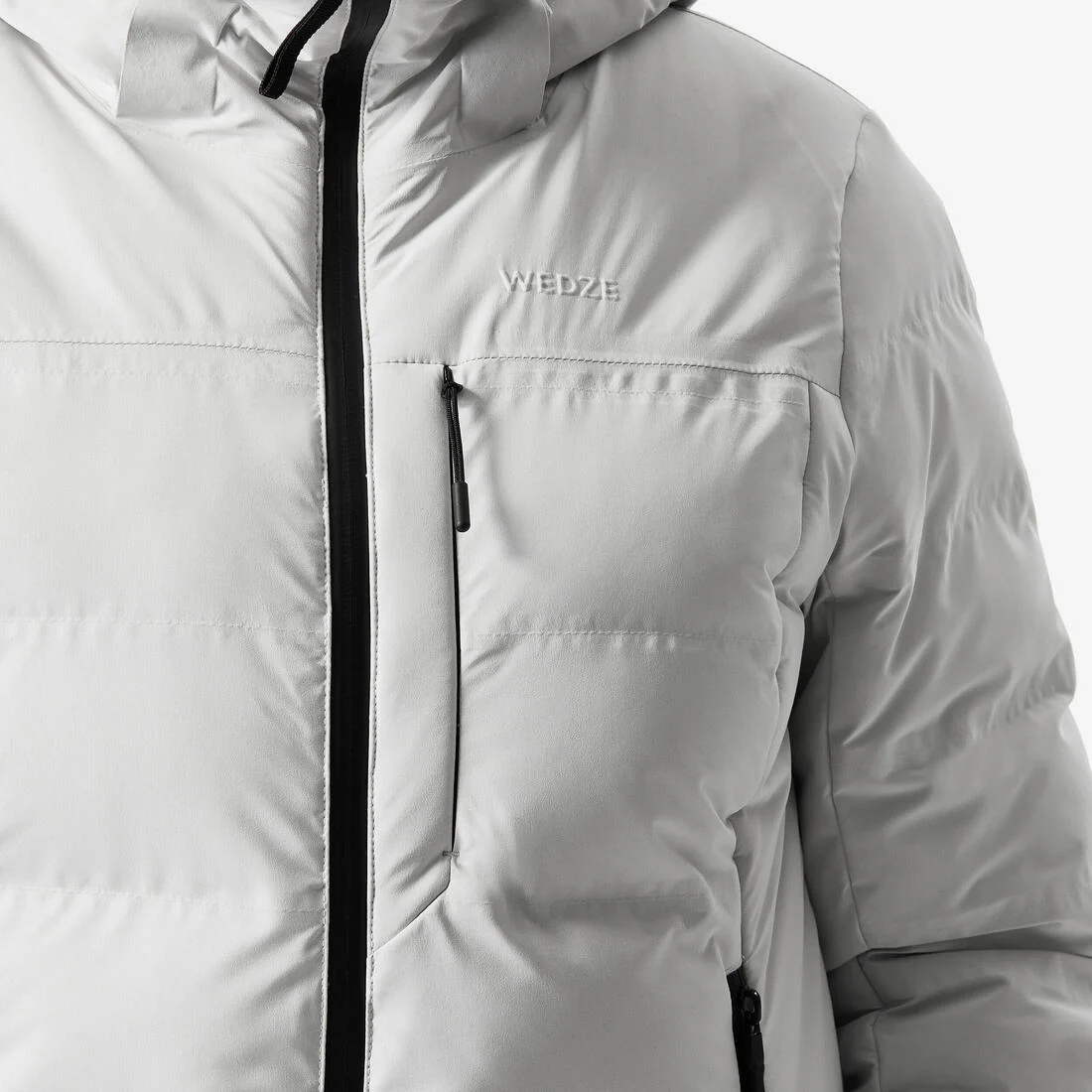 Chaqueta de Nieve Ski y Snowboard Mujer - Wedze 500 Cálida e Impermeable Perla - Image 4