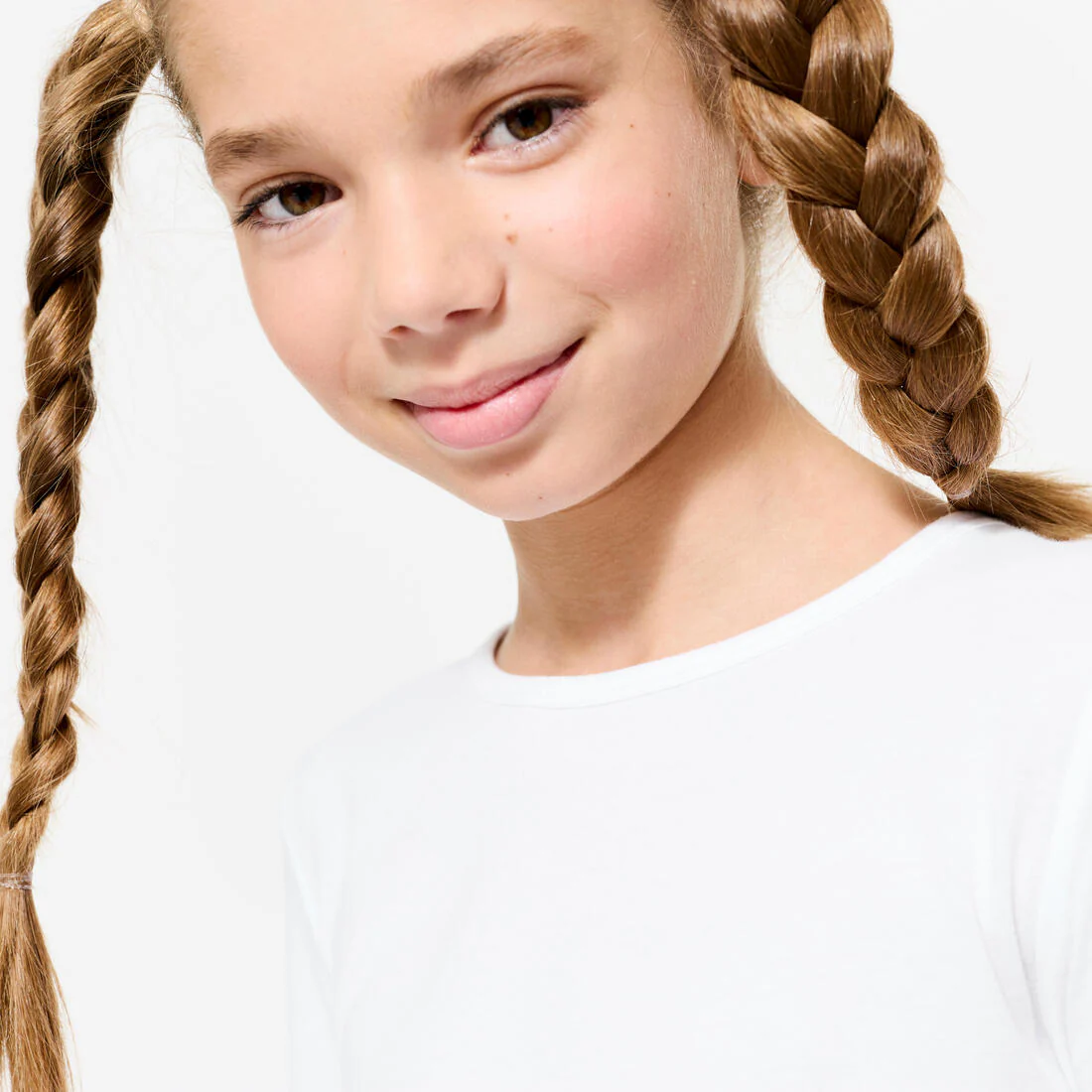 Playera niños manga larga algodón - Básica blanco - Image 5