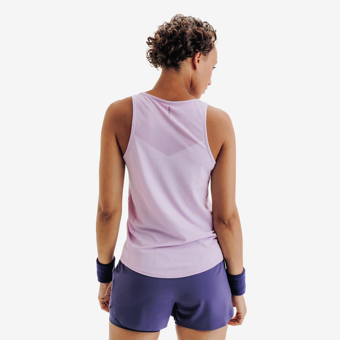 Playera de tenis sin mangas verde claro para mujer Dry TTK Light - Image 7