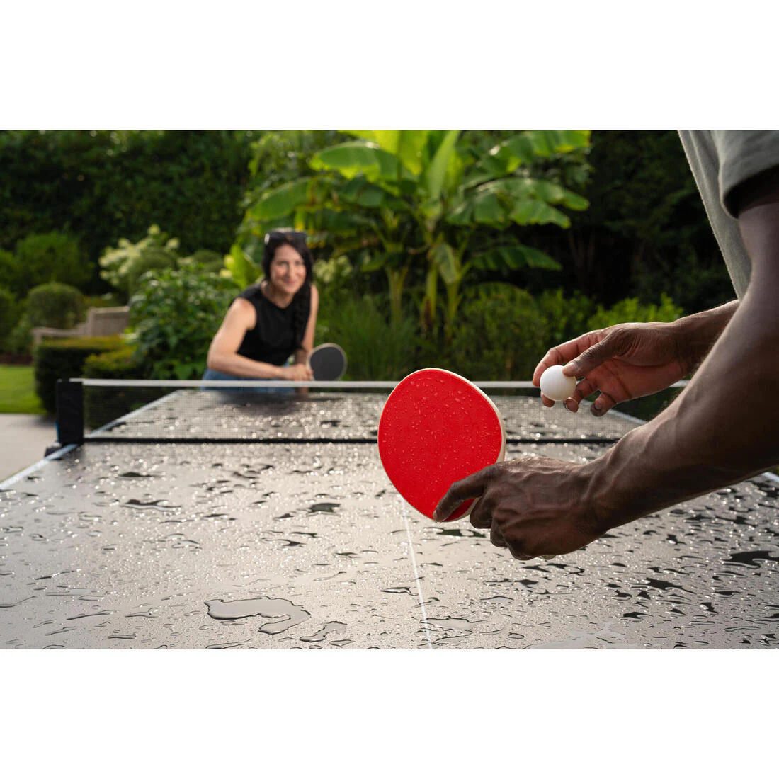 Set de ping-pong con 2 raquetas resistentes y 3 pelotas PPR 100 - Image 16