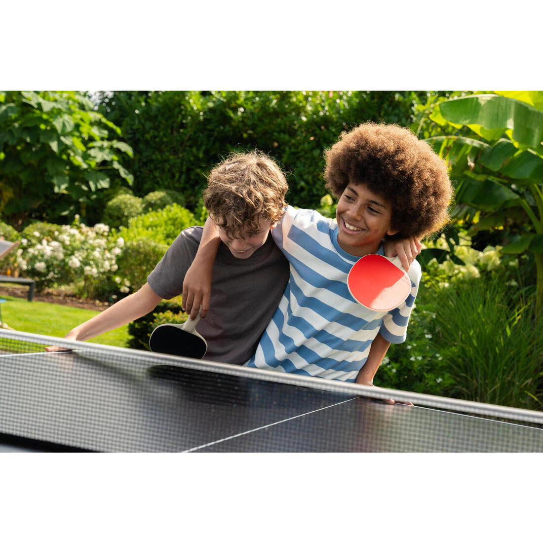Set de ping-pong con 2 raquetas resistentes y 3 pelotas PPR 100 - Image 17