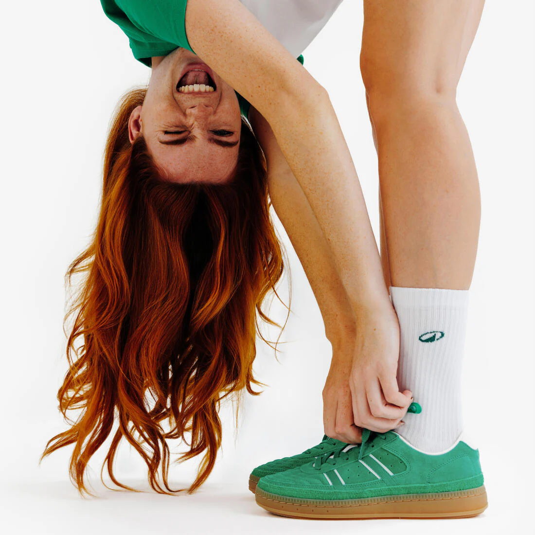 Tenis deportivos de gamuza verdes unisex Player 80 - Image 9